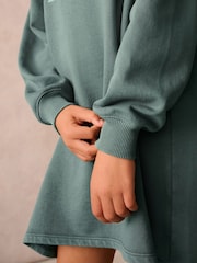 Superdry Green Sweat Dress - Image 6 of 13