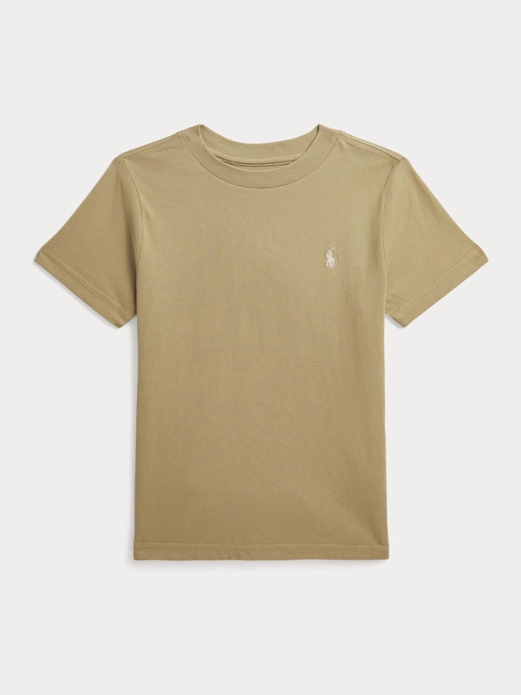 Polo Ralph Lauren Boys 100% Cotton Jersey Crewneck T-Shirt - Image 1 of 2