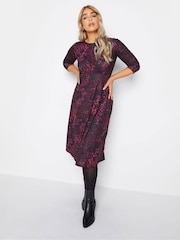 M&Co Red Midaxi Dress - Image 1 of 4