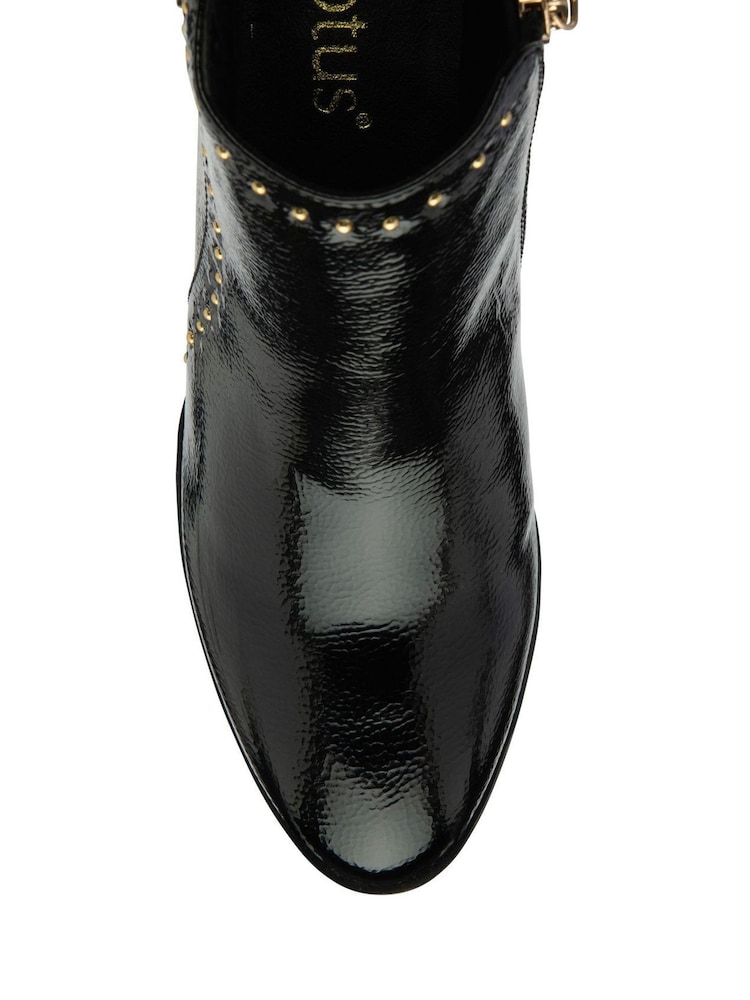 Lotus Black Ankle Boots - Image 4 of 4