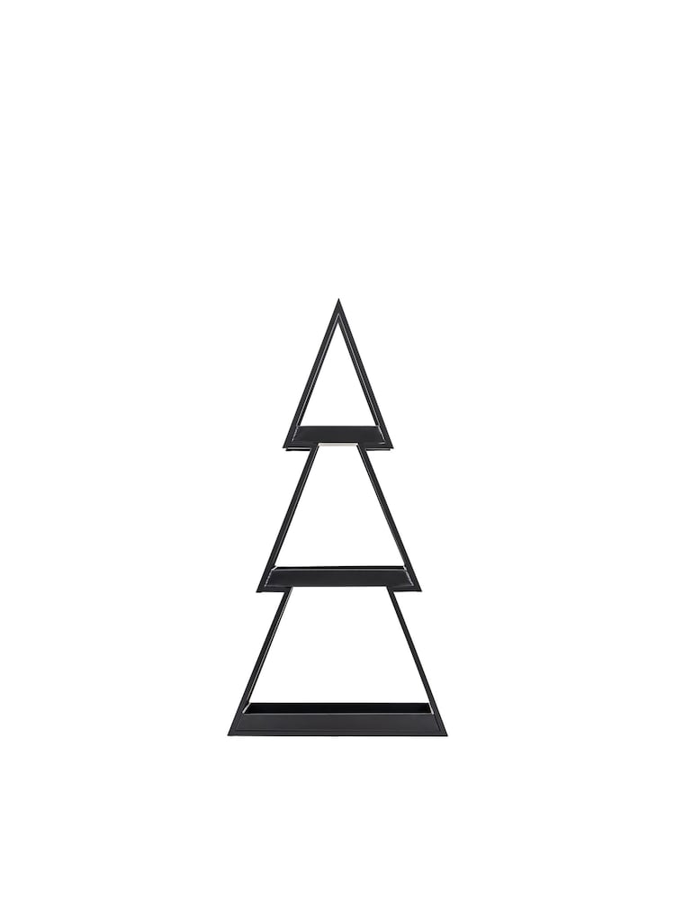 Gallery Home Black Black Christmas Tree Tray Stack 400x145x800mm - Image 1 of 1