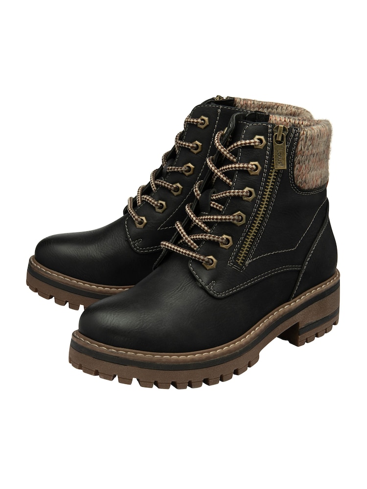 Lotus Black Casual Boots - Image 2 of 4