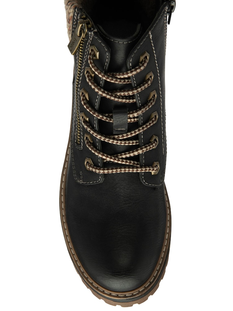 Lotus Black Casual Boots - Image 4 of 4