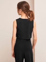 Lipsy Black Scuba Waistcoat - Image 3 of 4