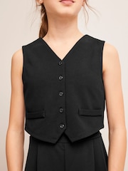 Lipsy Black Scuba Waistcoat - Image 4 of 4