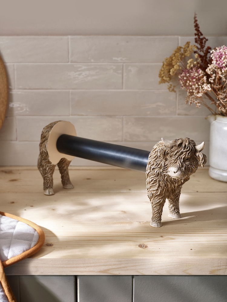 Natural Hamish Kitchen Roll Holder - Image 2 of 4