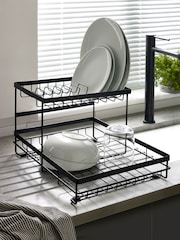Black Bronx Two Tier Dish Drainer - Image 1 of 4