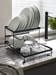 Black Bronx Two Tier Dish Drainer - Image 2 of 4