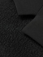 Jigsaw Boucle Mix Cropped Black Jacket - Image 7 of 7