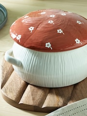 Red Autumnal Toadstool Casserole Dish - Image 3 of 5