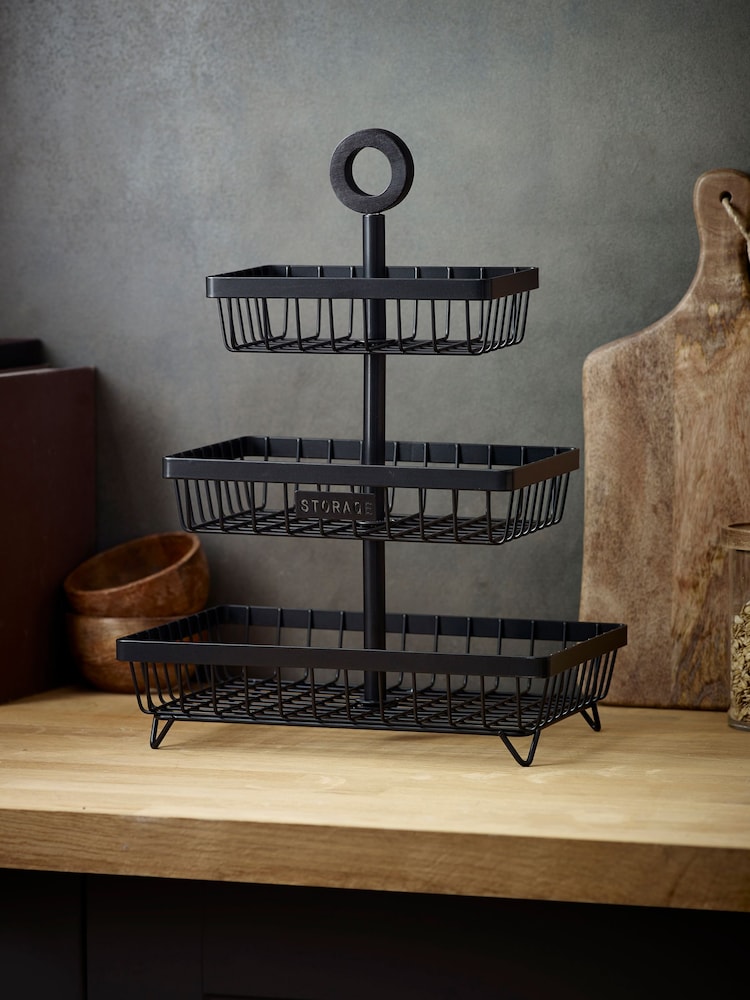 Bronx 3 Tier Fruit Basket - Изображение 2 из 4 Bronx 3 Tier Fruit Basket - Изображение 2 из 4