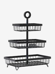 Black Bronx 3 Tier Fruit Basket - Image 4 of 4