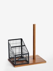 Black Bronx Kitchen Roll Holder And Utensil Pot - Image 4 of 4
