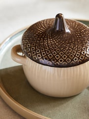 Natural Acorn Nibble Bowl With Lid - Image 3 of 4