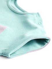 Večbarvni abstraktni - dojenček Jersey 100% Cotton haljica za igranje 3 komplet - Slika 5 iz 7