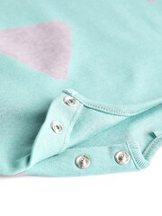 Večbarvni abstraktni - dojenček Jersey 100% Cotton haljica za igranje 3 komplet - Slika 7 iz 7