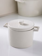 Set of 2 Natural Hayden Speckle Nibble Bow With Lid - Image 4 of 5