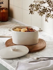 Natural Hayden Speckle Casserole Dish - Image 2 of 5