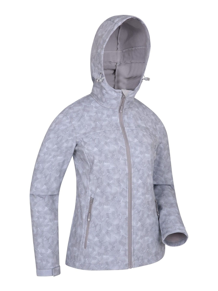 Mountain Warehouse Grey Exodus Womens Softshell Jacket - Image 2 of 5 Mountain Warehouse Grey Exodus Womens Softshell Jacket - Image 2 of 5