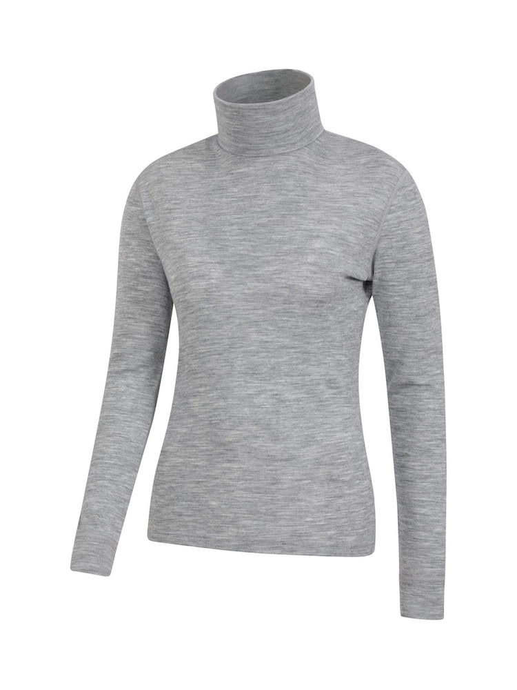 Mountain Warehouse Grey Womens Merino Thermal Top - Image 3 of 5