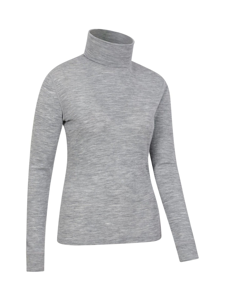 Mountain Warehouse Grey Womens Merino Thermal Top - Image 4 of 5