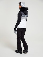 Mountain Warehouse White Cascade Womens Water Resistant Padded Ski Jacket - Image 2 of 5