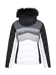 Mountain Warehouse White Cascade Womens Water Resistant Padded Ski Jacket - Image 7 of 7