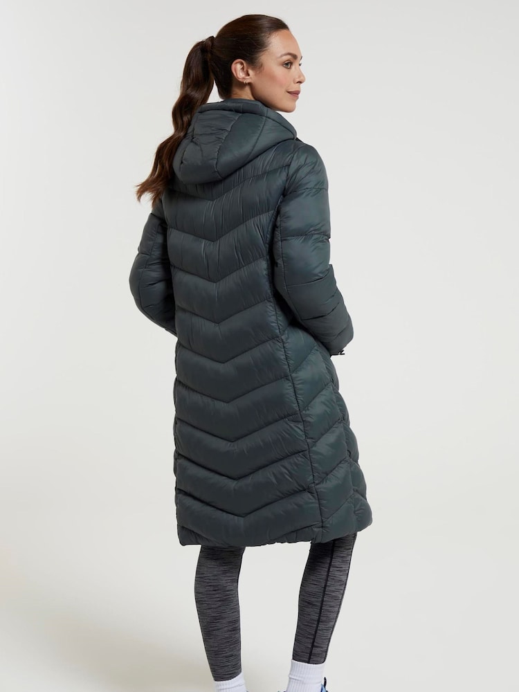 Mountain Warehouse Green Womens Alexa Padded Coats - Image 2 of 5 Mountain Warehouse Green Womens Alexa Padded Coats - Image 2 of 5