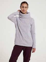 Mountain Warehouse Purple Idris Womens Cowl Neck Fleece - Image 2 of 6