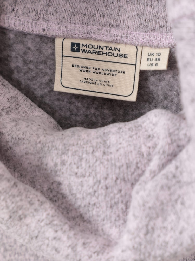 Mountain Warehouse Purple Idris Womens Cowl Neck Fleece - Image 6 of 6