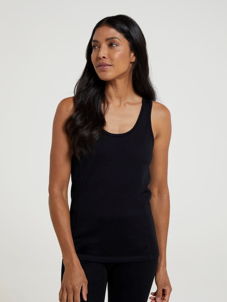 Mountain Warehouse Black Womens Merino Thermal Vest Top - Image 2 of 5