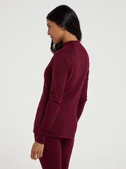 Mountain Warehouse Pink Talus Womens Zip Neck Thermal Top - Image 2 of 6