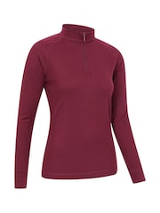 Mountain Warehouse Pink Talus Womens Zip Neck Thermal Top - Image 4 of 6