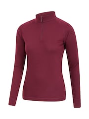 Mountain Warehouse Pink Talus Womens Zip Neck Thermal Top - Image 5 of 6