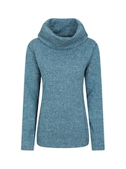 Mountain Warehouse Blue Idris Womens Cowl Neck Jumper - Image 2 of 5