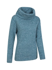 Mountain Warehouse Blue Idris Womens Cowl Neck Jumper - Image 4 of 5