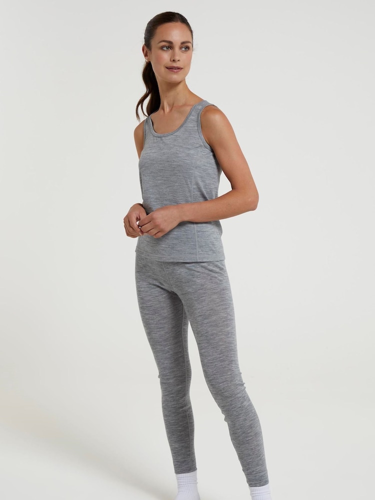 Mountain Warehouse Grey Womens Merino Thermal Vest Top - Image 2 of 5