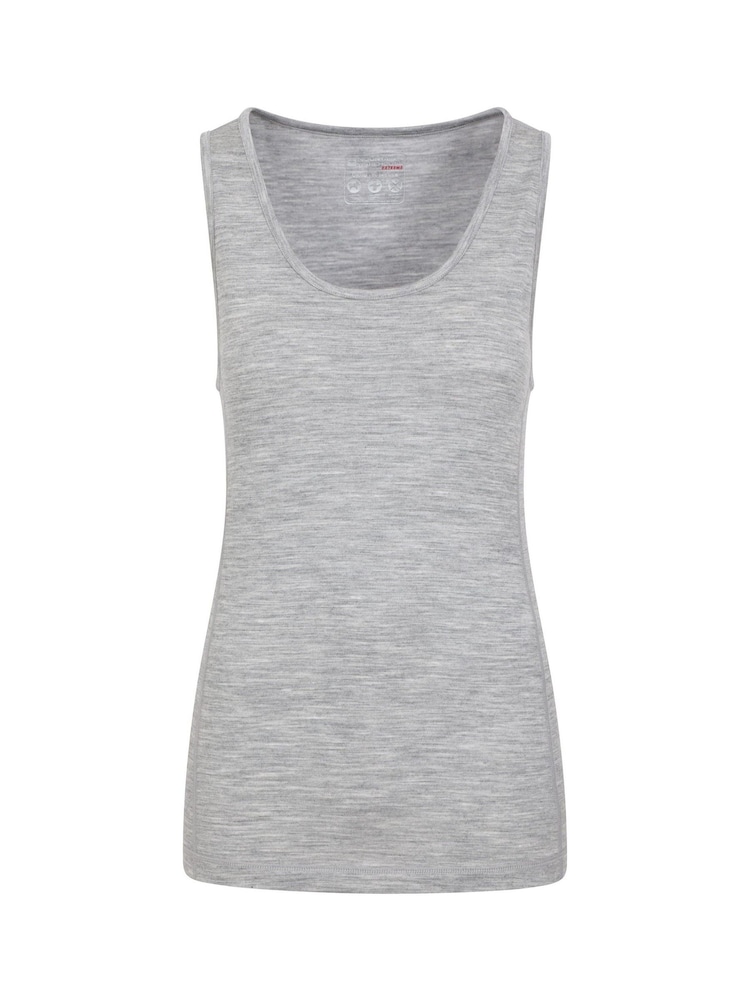 Mountain Warehouse Grey Womens Merino Thermal Vest Top - Image 4 of 5