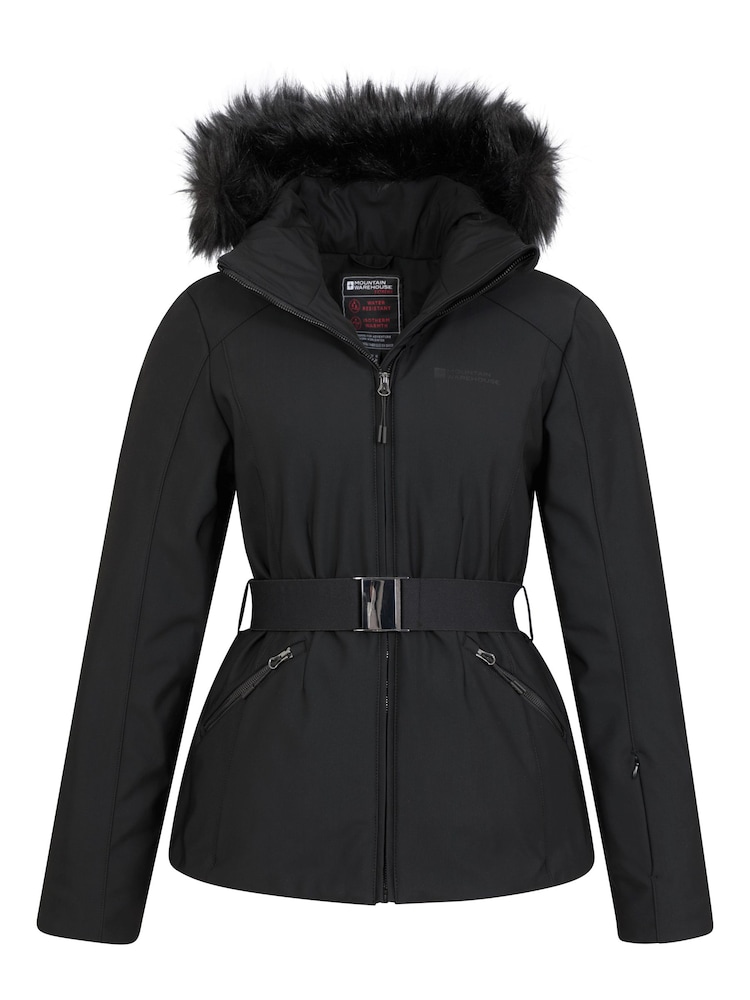 Mountain Warehouse Black Womens Swiss Recco Snow Ski Jacket - Image 3 of 7