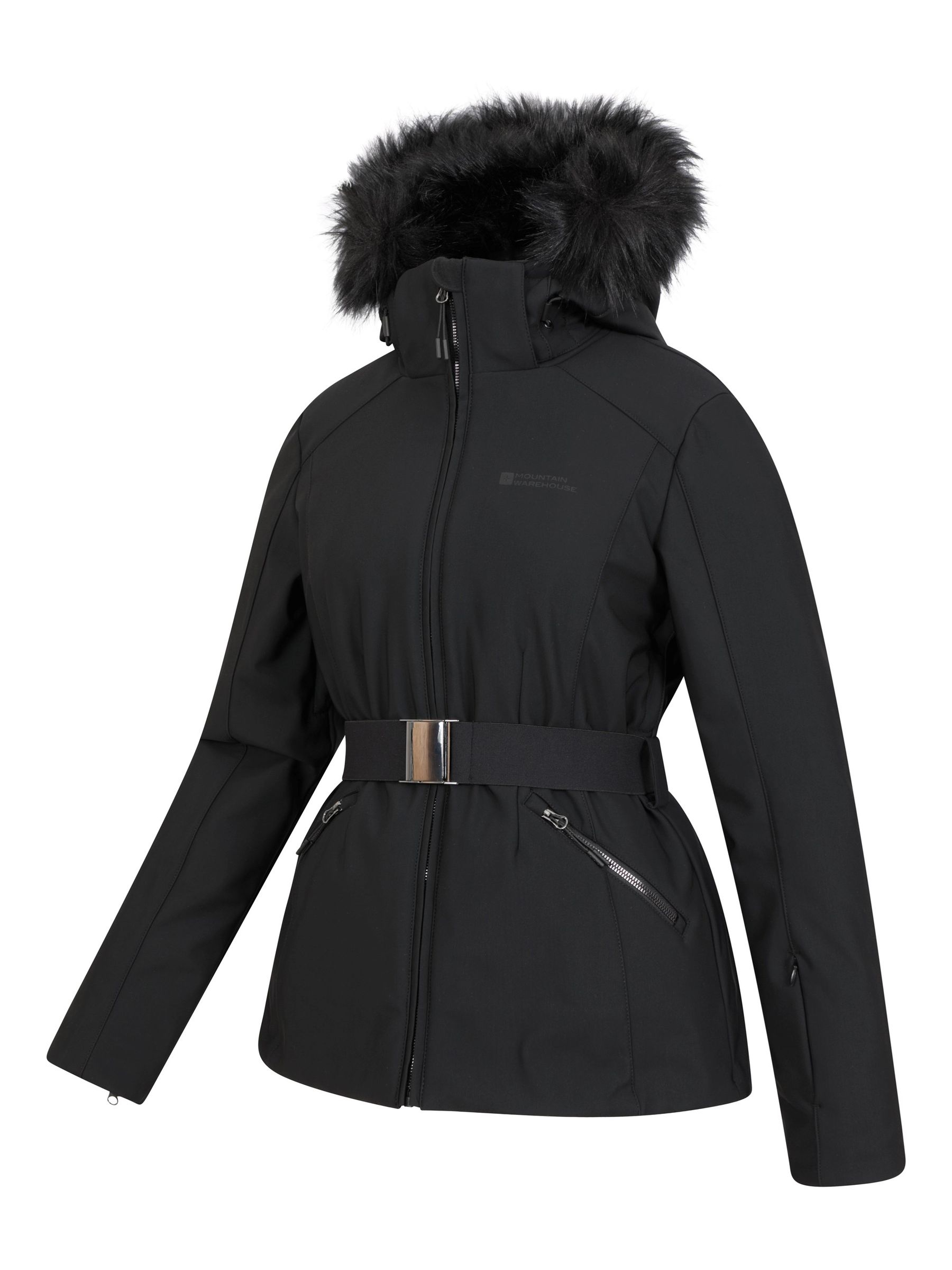 Buy Mountain Warehouse Black Womens Swiss Recco Snow Ski Jacket