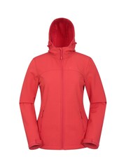 Mountain Warehouse Red Womens Exodus Water Resistant Softshell Jacket - Image 1 of 5