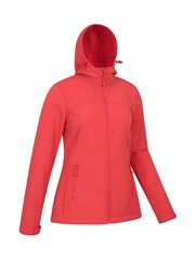 Mountain Warehouse Red Womens Exodus Water Resistant Softshell Jacket - Image 2 of 5