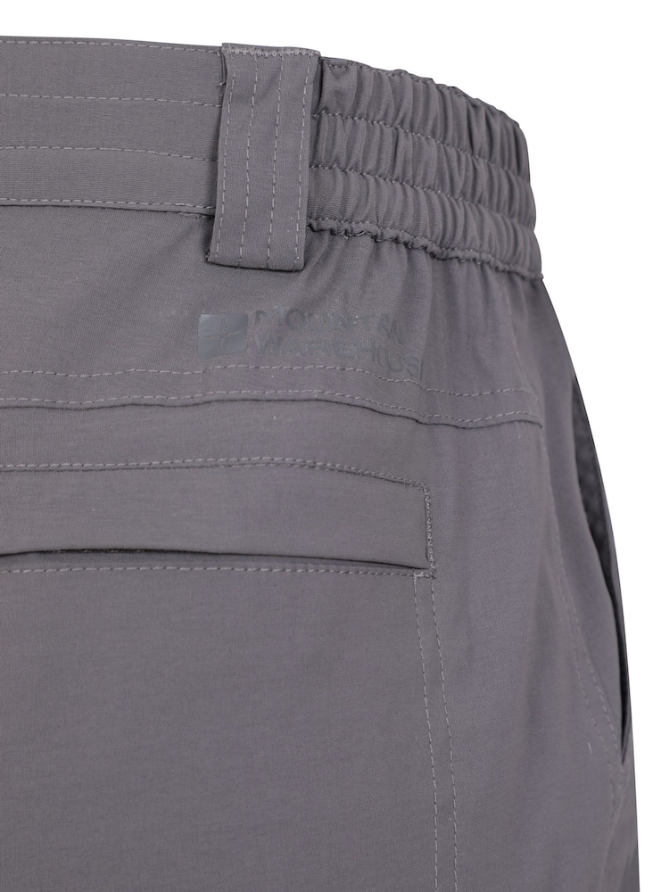 Mountain Warehouse Grey Womens Lightweight Stretch Walking Short Length Trousers - Image 5 of 5