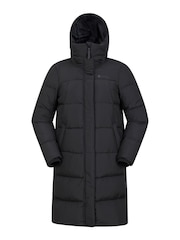 Mountain Warehouse Black Extreme Andes Womens Long Down Coats - Image 1 of 5