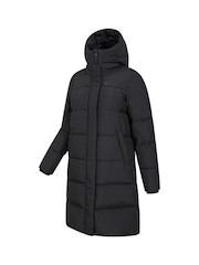 Mountain Warehouse Black Extreme Andes Womens Long Down Coats - Image 3 of 5