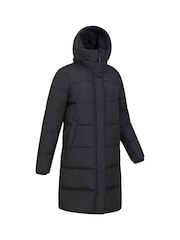 Mountain Warehouse Black Extreme Andes Womens Long Down Coats - Image 4 of 5