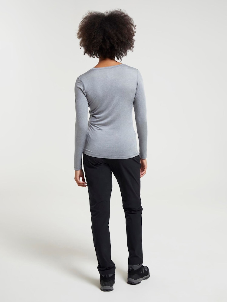 Mountain Warehouse Grey Womens Keep The Heat Thermal Top - Image 3 of 5