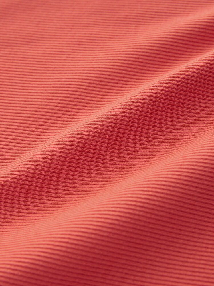 Coral Pink Boxy Rib Vest (3-16yrs) - Image 7 of 7