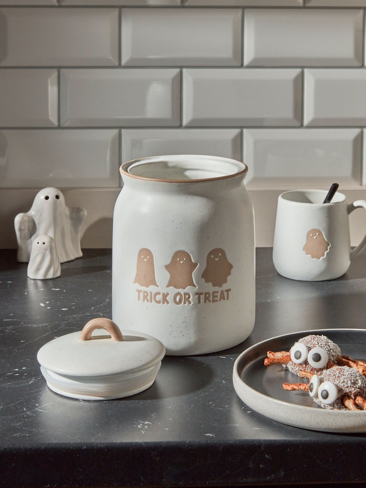 Natural Ghost Trick Or Treat Jar - Image 2 of 4