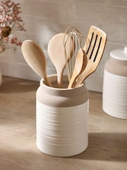 White Kya Utensil Pot - Image 1 of 4